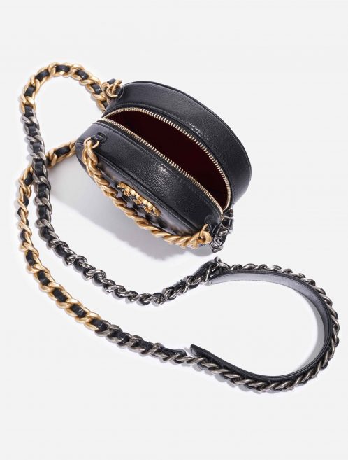 Chanel 19 Clutch Lamb Black