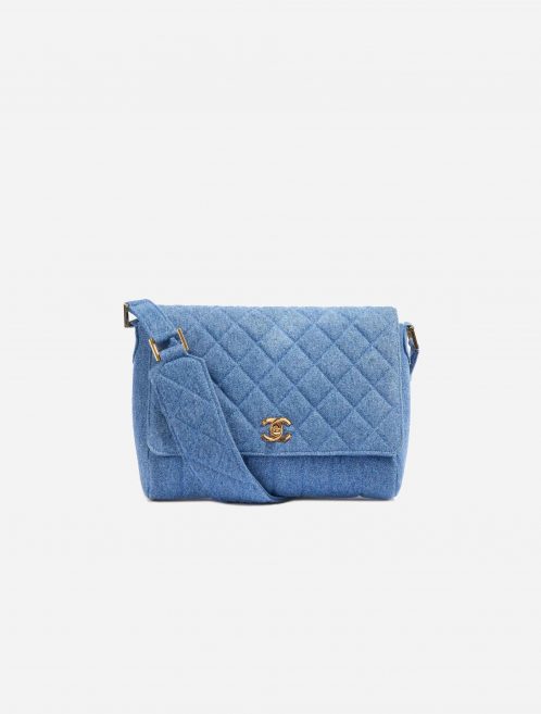 Chanel Vintage Flap Medium Denim Blue