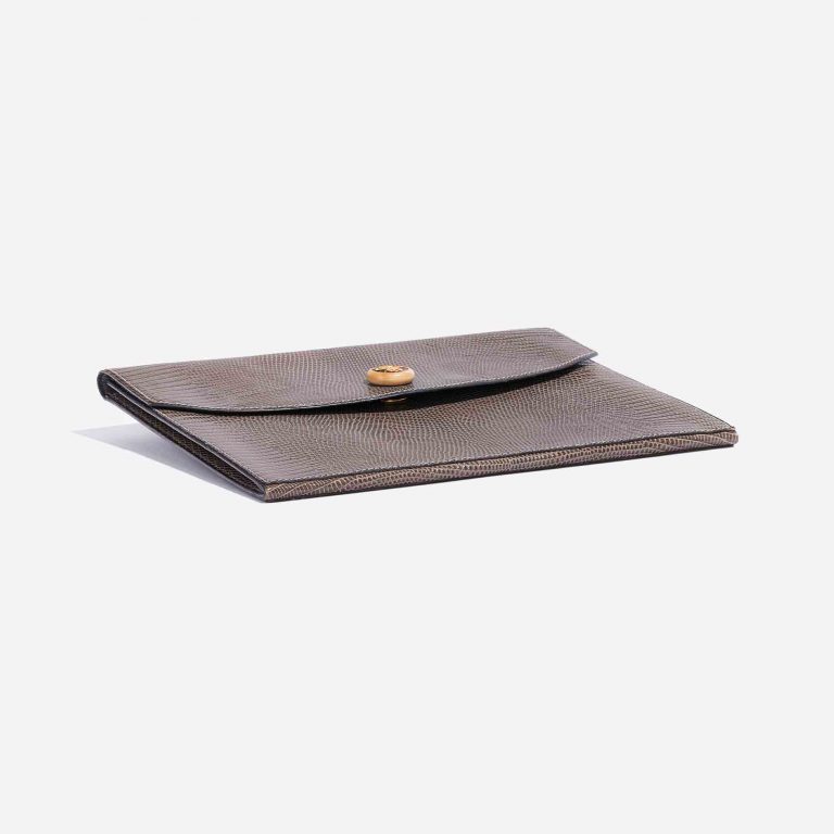 Hermès Rio Lizard Gris Fonce