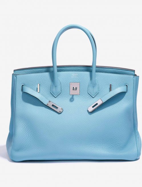 Hermès Birkin 35 Togo Blue Atoll Front