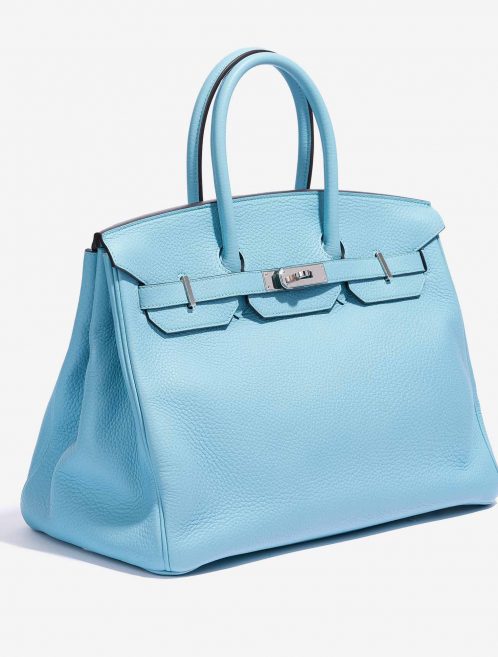Hermès Birkin 35 Togo Blue Atoll Side