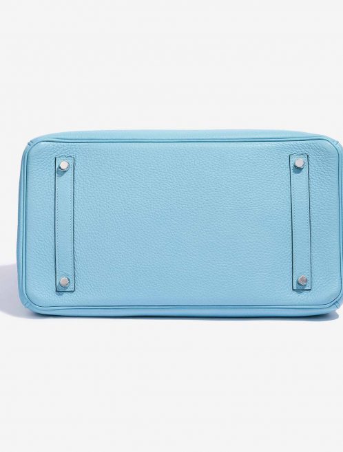 Hermès Birkin 35 Togo Blue Atoll Bottom