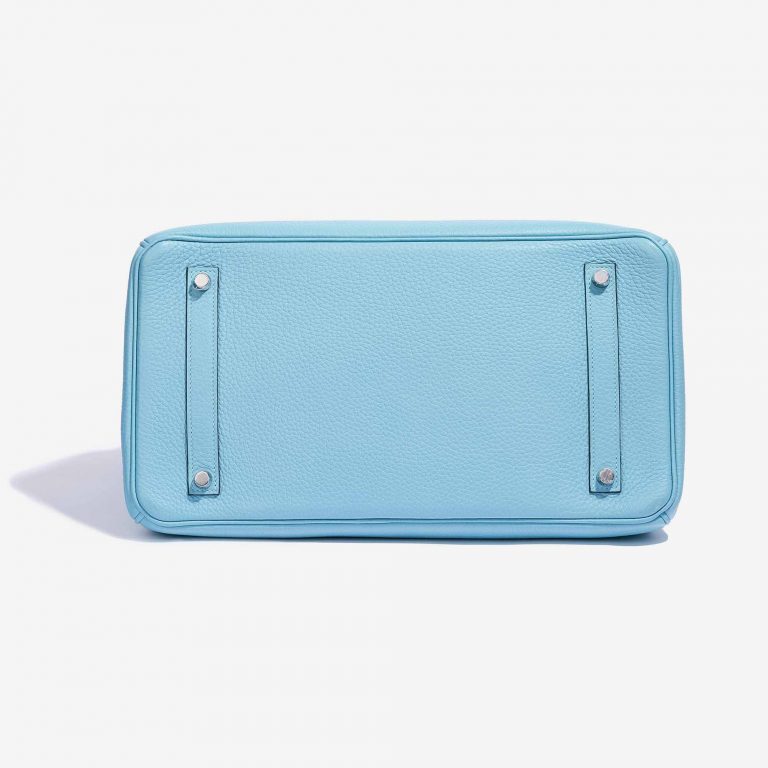 Hermès Birkin 35 Togo Blue Atoll Bottom
