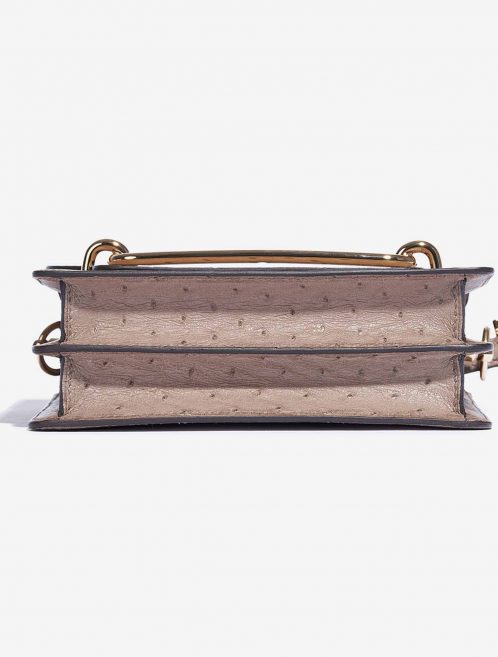 Hermès Roulis 18 Ostrich Gris Asphalte