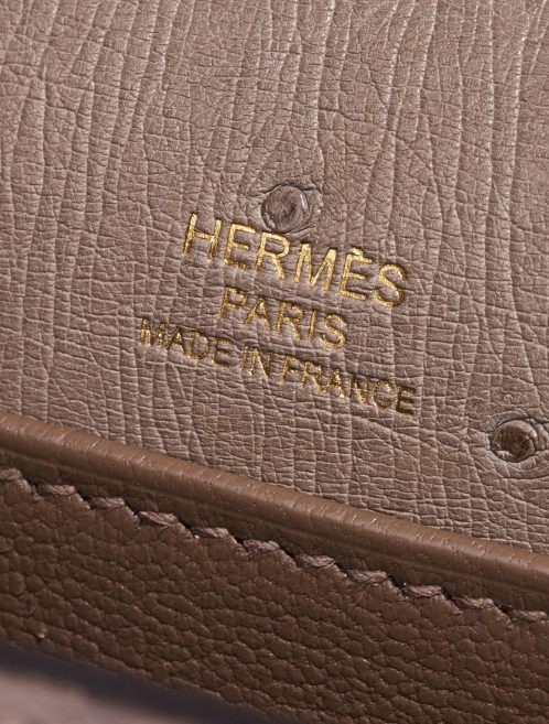 Hermès Roulis 18 Ostrich Gris Asphalte