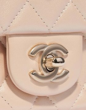 Chanel Timeless Mini Rectangular Lamb Irisdescent Beige