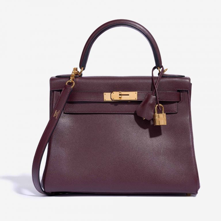 Hermès Kelly 28 Evercolor Prune