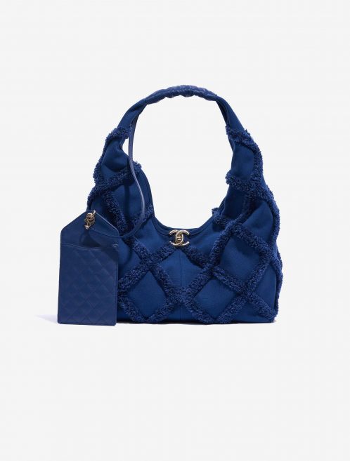 Chanel Hobo Large Cotton/ Calf Navy