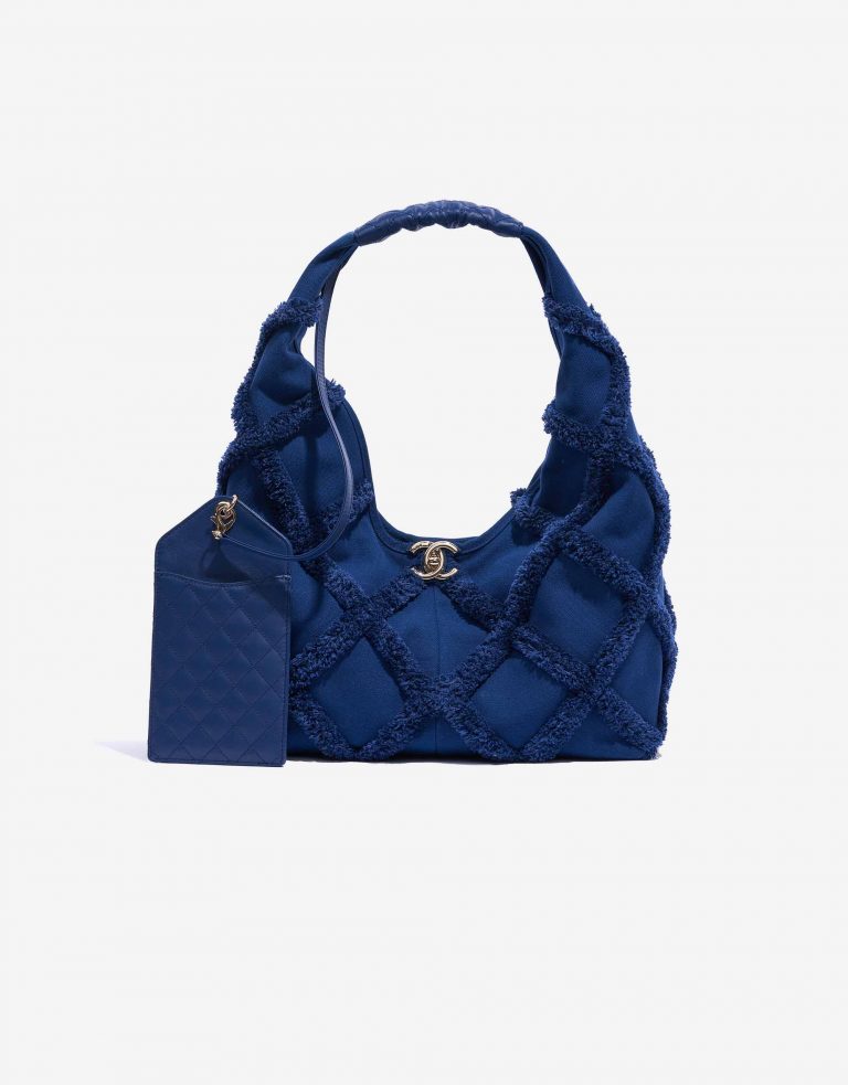 Chanel Hobo Large Cotton/ Calf Navy