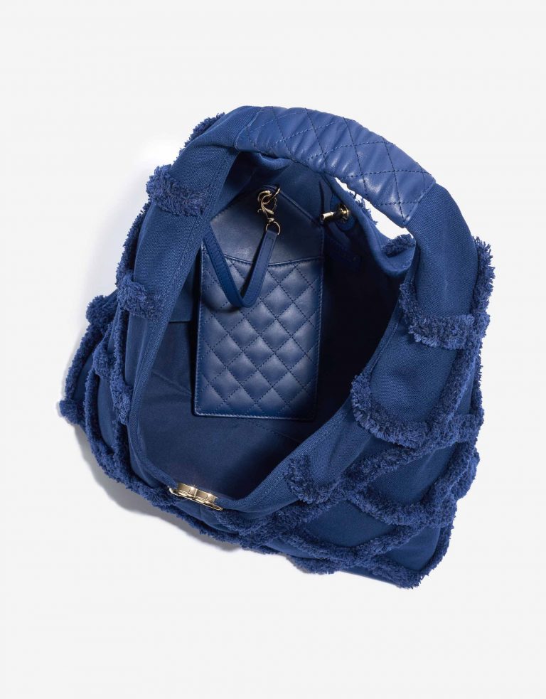 Chanel Hobo Large Cotton/ Calf Navy