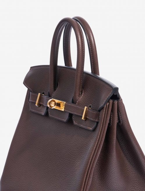 Pre-owned Hermès bag Birkin 25 Barenia Faubourg Ebene Brown | Sell your designer bag on Saclab.com