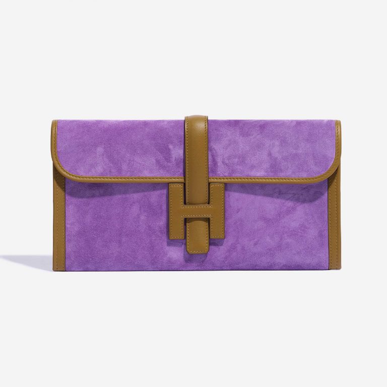 Hermès Jige 29 Doblis / Tadelakt Violet Clair / Kraft