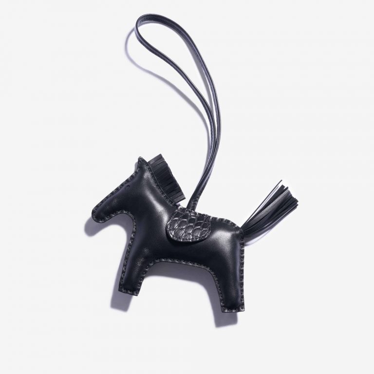 Hermès Rodeo MM Lamb / Alligator Matte SO Black Touch