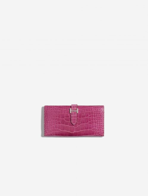 Hermès Wallet Bearn Fuchsia Alligator