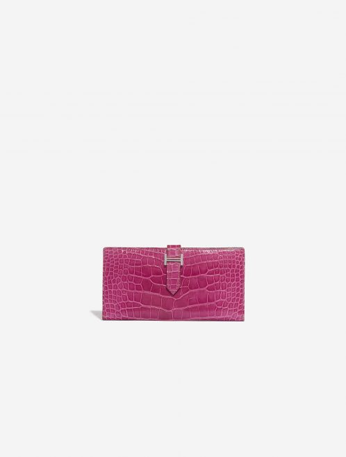 Hermès Wallet Bearn Fuchsia Alligator