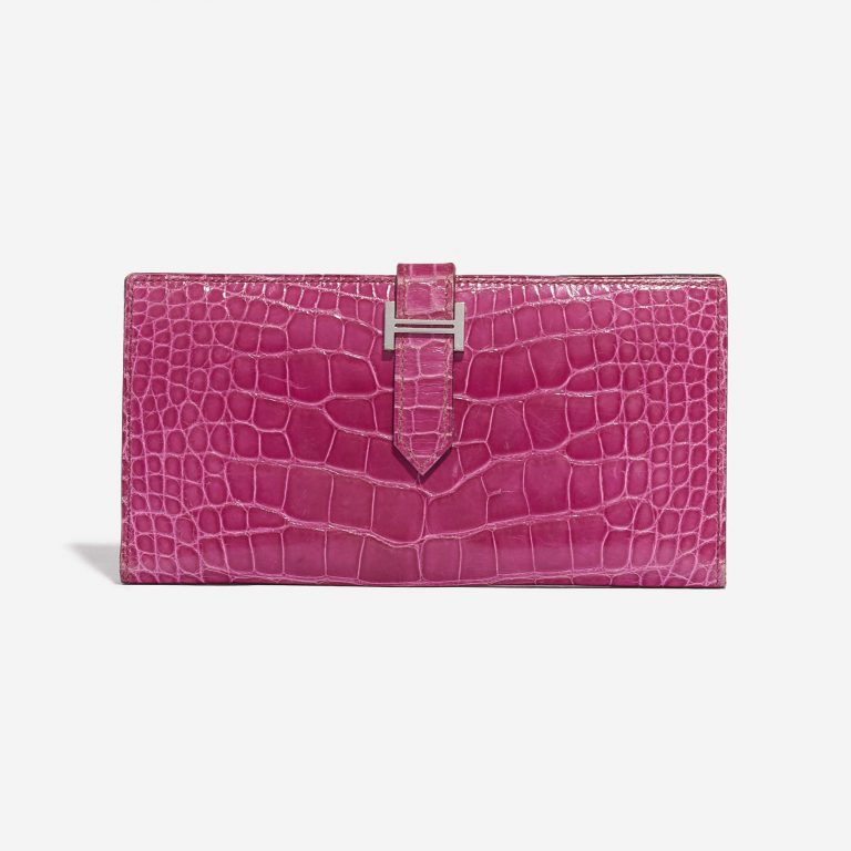 Hermès Wallet Bearn Fuchsia Alligator