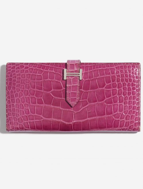 Hermès Wallet Bearn Fuchsia Alligator