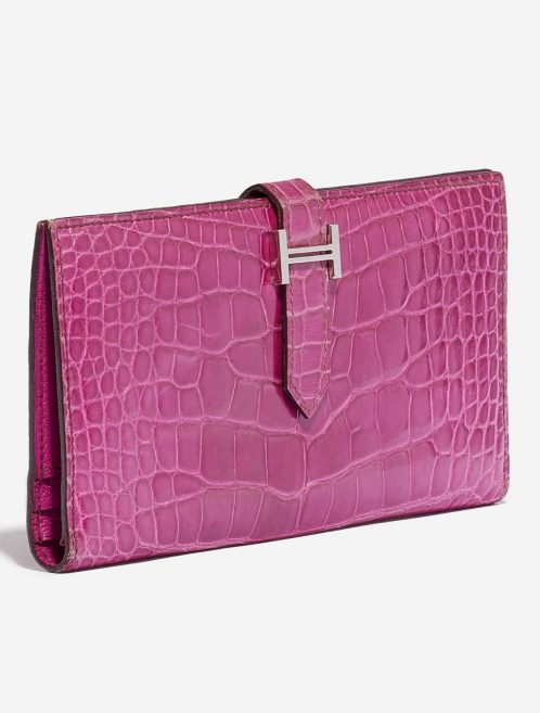Hermès Wallet Bearn Fuchsia Alligator
