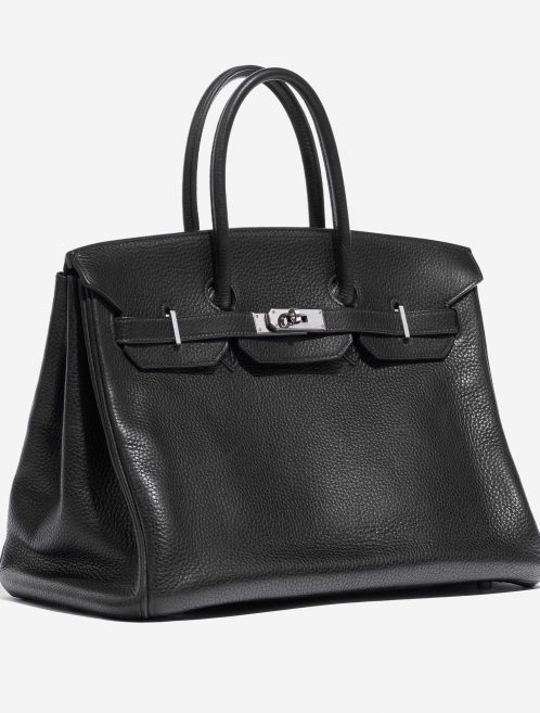Pre-owned Hermès bag Birkin 35 Clemence Black Black | Sell your designer bag on Saclab.com