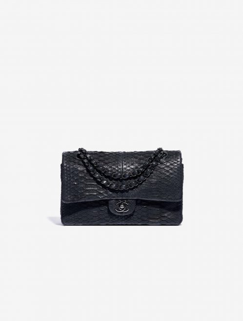 Chanel Timeless Medium Python So Black
