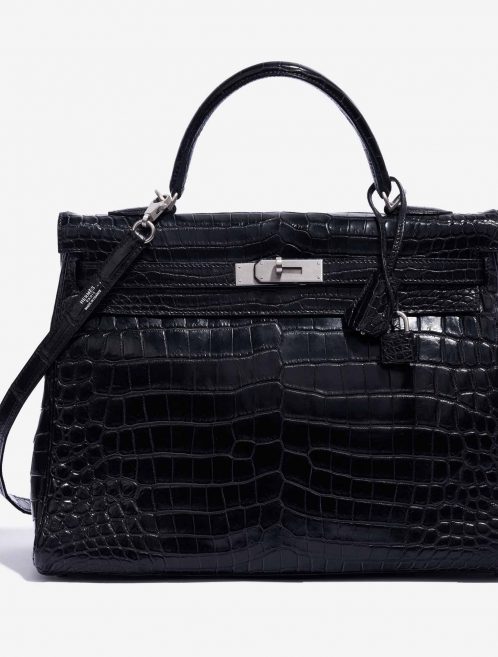 Hermès Kelly 35 Matte Niloticus Black