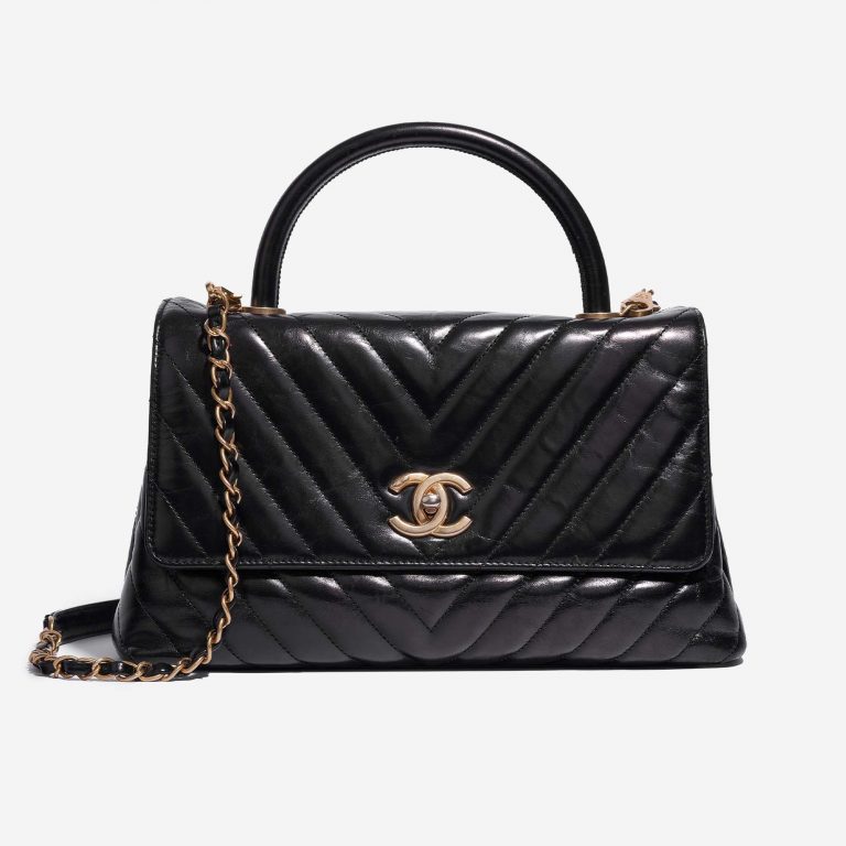 Chanel Handle Medium Calf Black