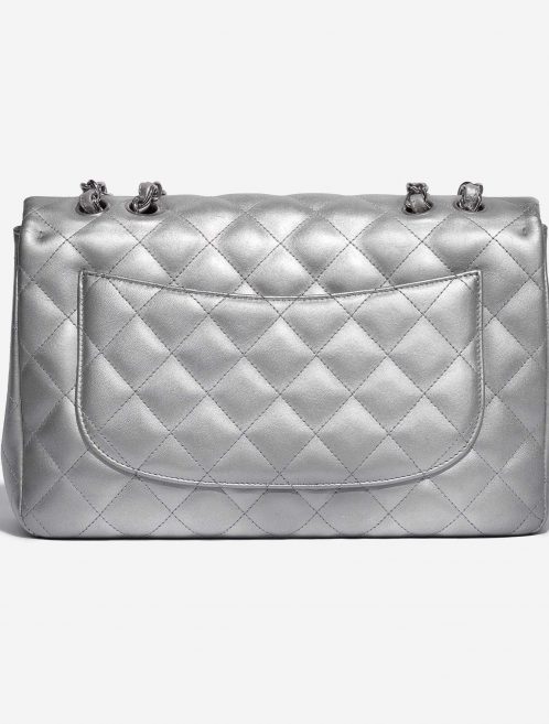 Chanel Timeless Jumbo Lamb Silver
