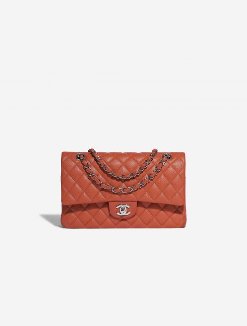 Chanel Timeless Medium Caviar Coral Red