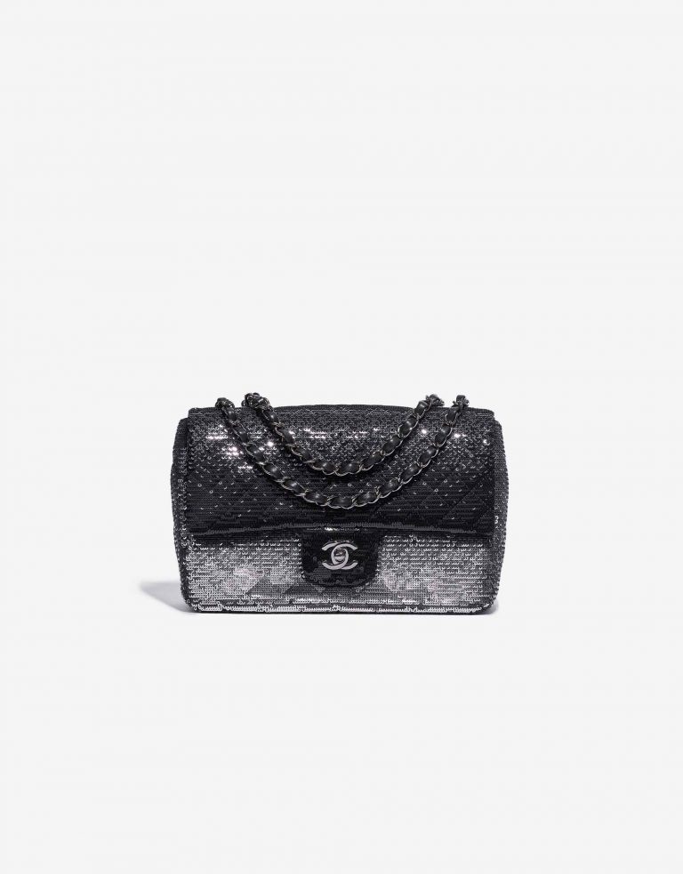 Chanel Timeless Medium Paillette Black / Silver