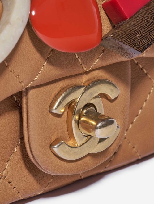 Chanel Timeless Cruise Charm Micro Lamb Camel