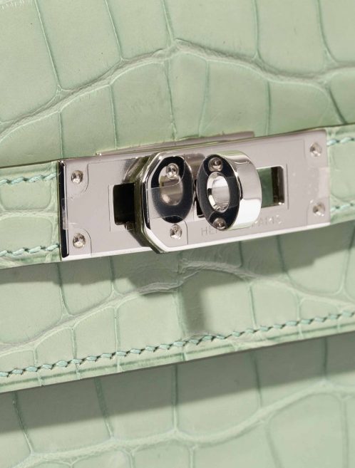 Hermès Kelly Long Wallet Alligator Matte Vert D'Eau