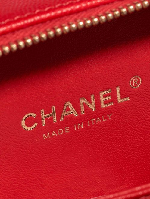 Chanel Vanity Case Small Caviar Red