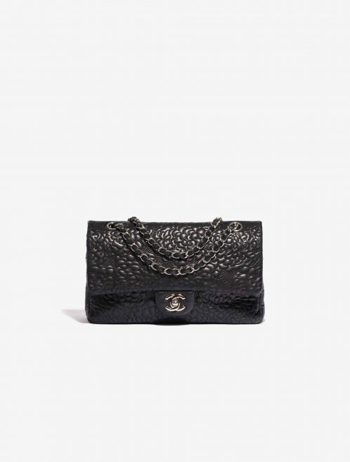 Chanel Timeless Medium Lamb Camellia Black