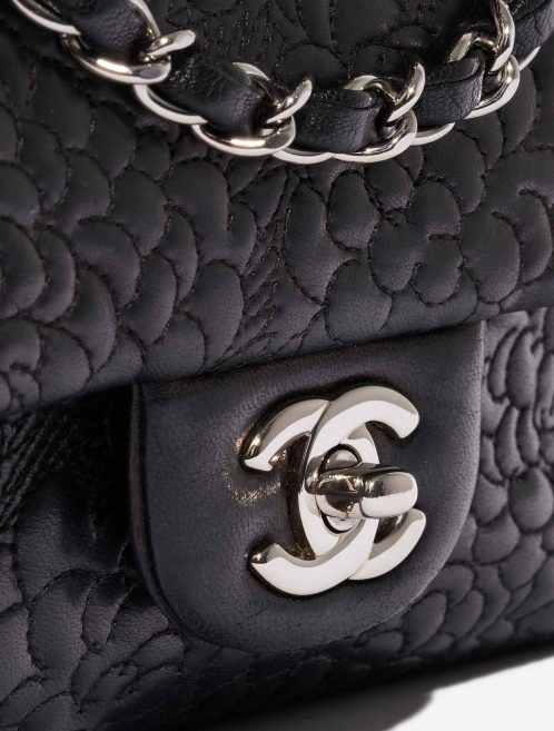 Chanel Timeless Medium Lamb Camellia Black