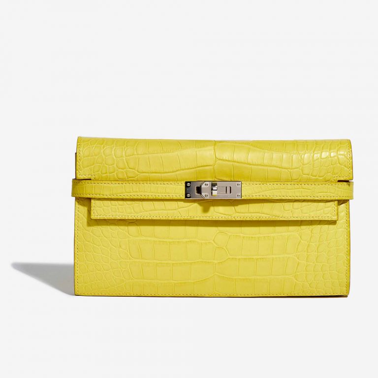 Hermès Kelly Long Wallet Alligator Matte Mimosa