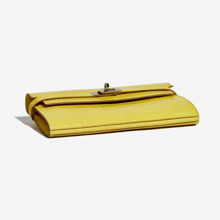 Hermès Kelly Long Wallet Alligator Matte Mimosa