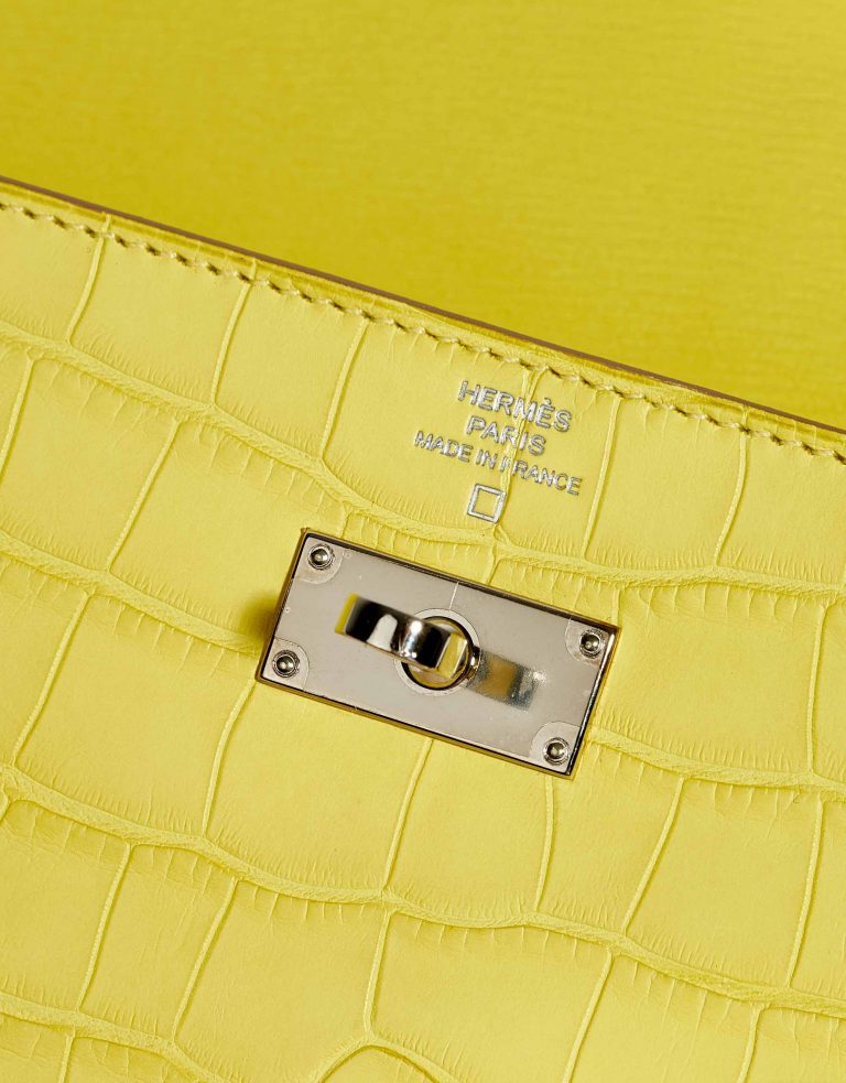Hermès Kelly Long Wallet Alligator Matte Mimosa