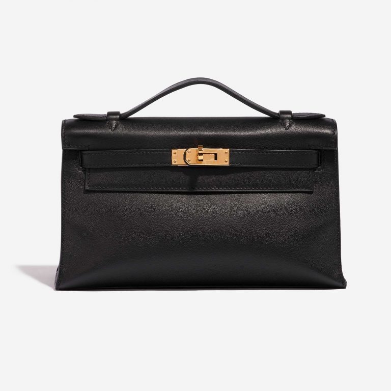 Hermès Kelly Pochette Swift Black