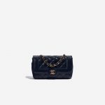 Chanel Diana Small Lamb Dark Blue