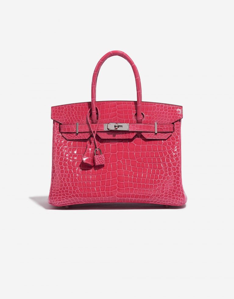 Hermès Birkin 30 Porosus Crocodile Rose Extreme