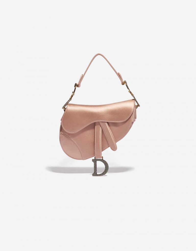 Dior Saddle Mini Satin Beige Rose