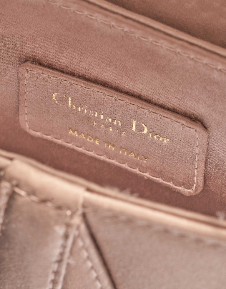 Dior Saddle Mini Satin Beige Rose
