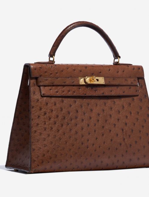 Hermès Kelly 32 Ostrich Marron