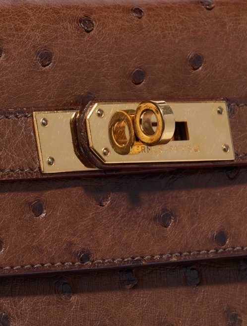 Hermès Kelly 32 Ostrich Marron