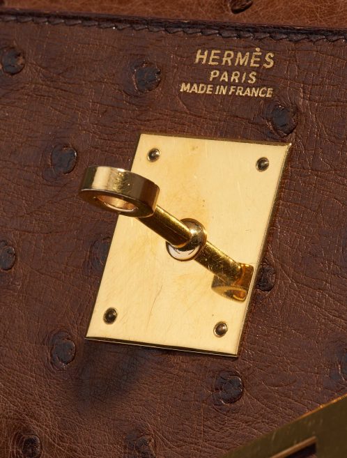 Hermès Kelly 32 Ostrich Marron