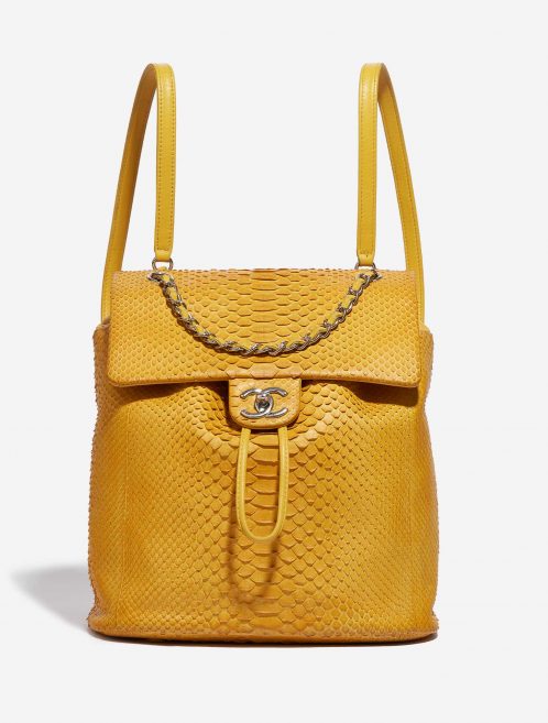 Chanel Urban Spirit Backpack Python Yellow