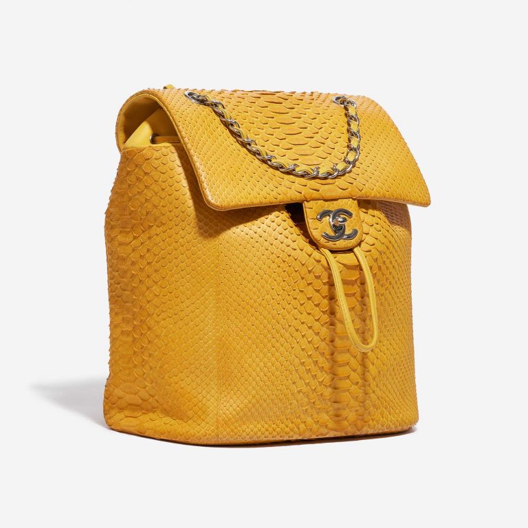 Chanel Urban Spirit Backpack Python Yellow