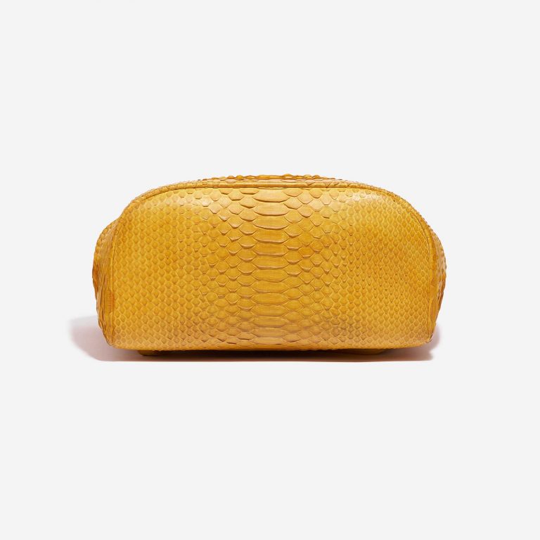 Chanel Backpack Python Yellow