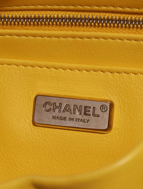 Chanel Backpack Python Yellow