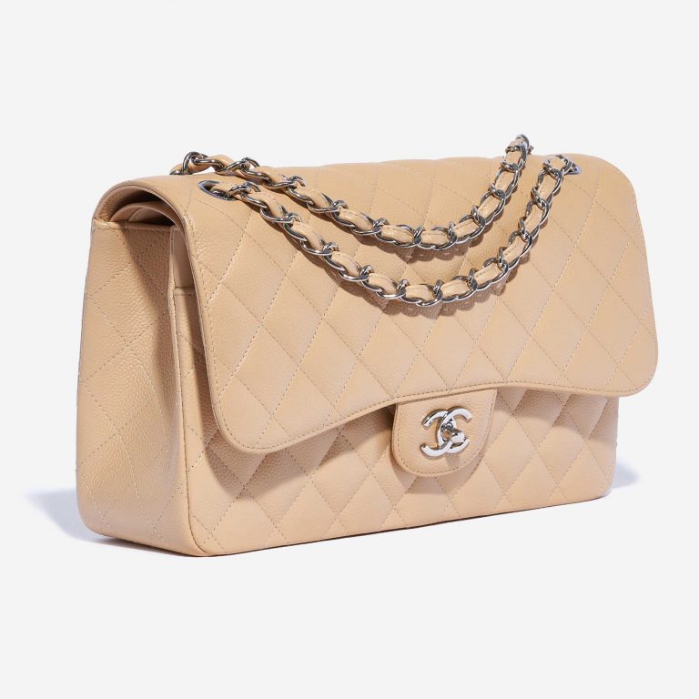 Chanel Timeless Jumbo Caviar Beige